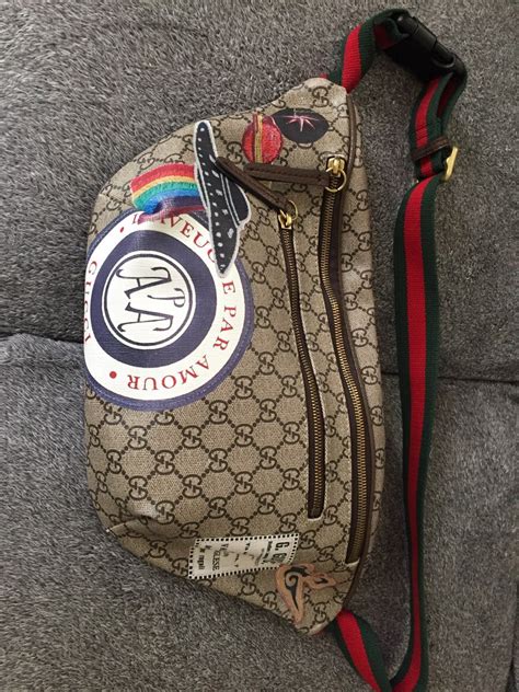 inside gucci fanny pack|authentic gucci fanny pack.